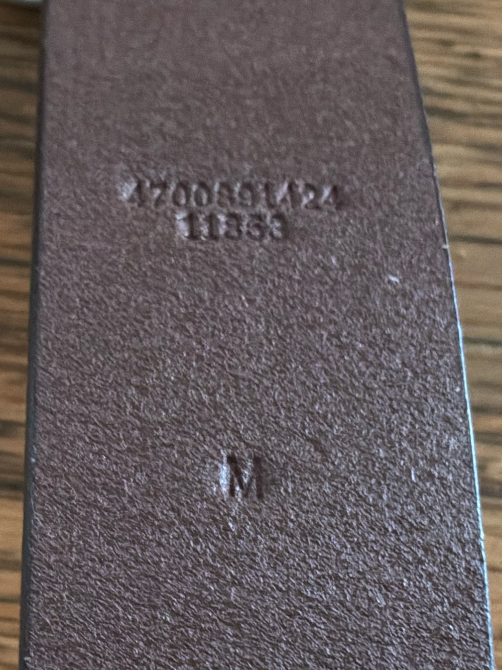 Lauren Ralph Lauren Brown Tooled Leather Belt - Picture 4 of 5
